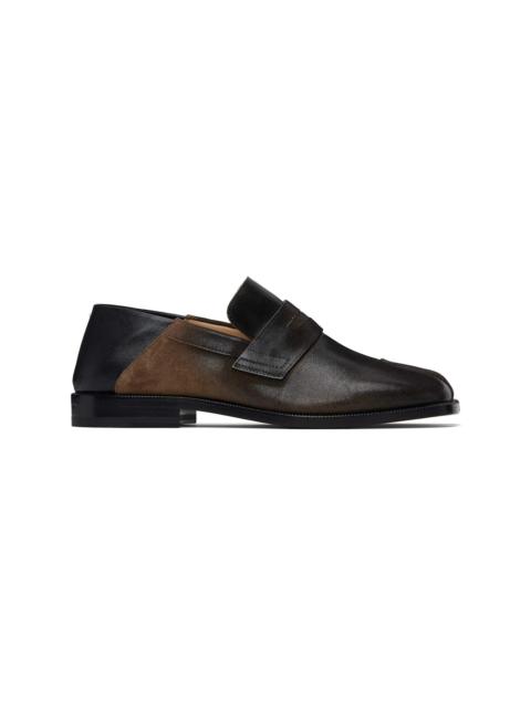 Maison Margiela Black & Brown Tabi City Loafers