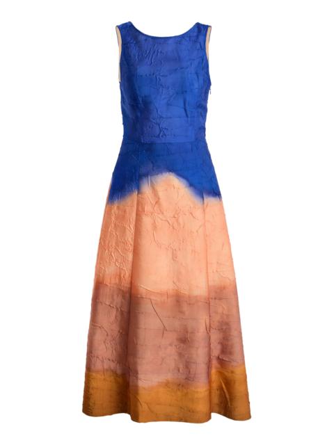 ULLA JOHNSON Georgia Printed Midi Dress multi