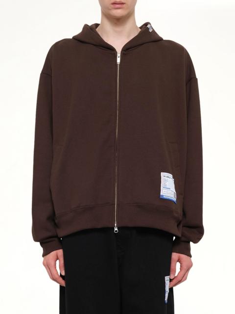 Maison MIHARAYASUHIRO Instrumental Heavy Weight Zip Hoodie in Brown