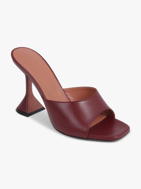 Amina Muaddi LUPITA 95MM HEEL SLIPPER | WINE