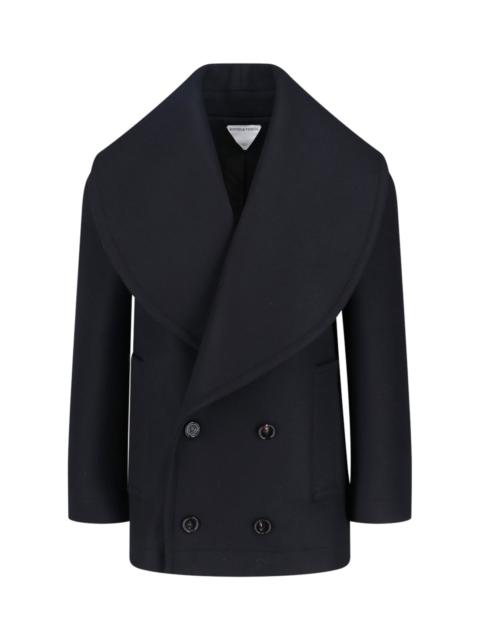 Bottega Veneta SHORT DOUBLE-BREASTED COAT