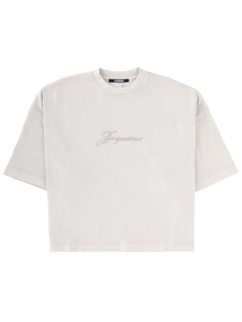 JACQUEMUS THE COTTON T-SHIRT WITH LOGO