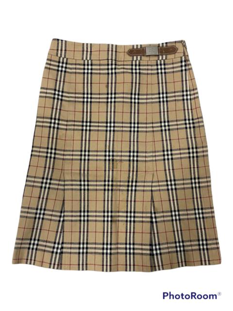 Other Designers Vintage - Offer‼️Vintage Burberry NovaCheck Midi Skirt