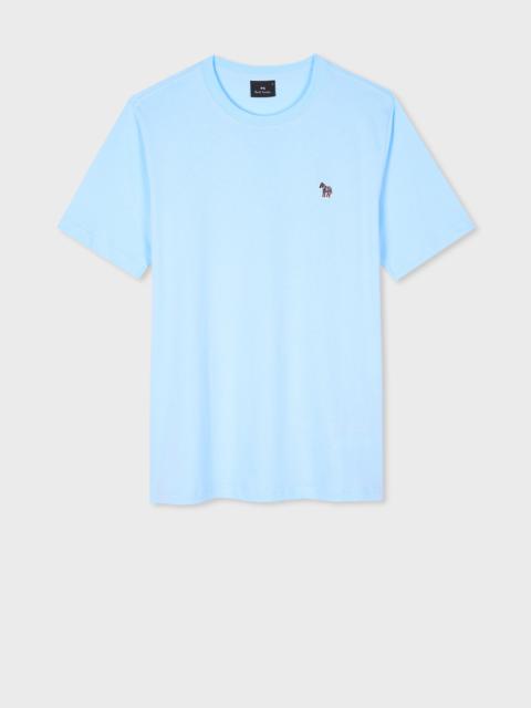 Paul Smith Pale Blue Organic Cotton Zebra Logo T-Shirt