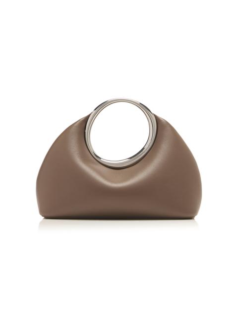 JACQUEMUS The Small Calino Leather Bag taupe
