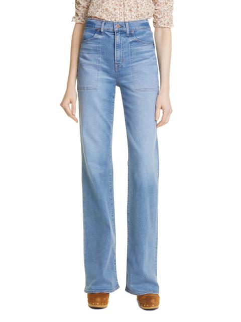 VERONICA BEARD Veronica Beard Crosbie Wide Leg Jeans in Amethyst at Nordstrom
