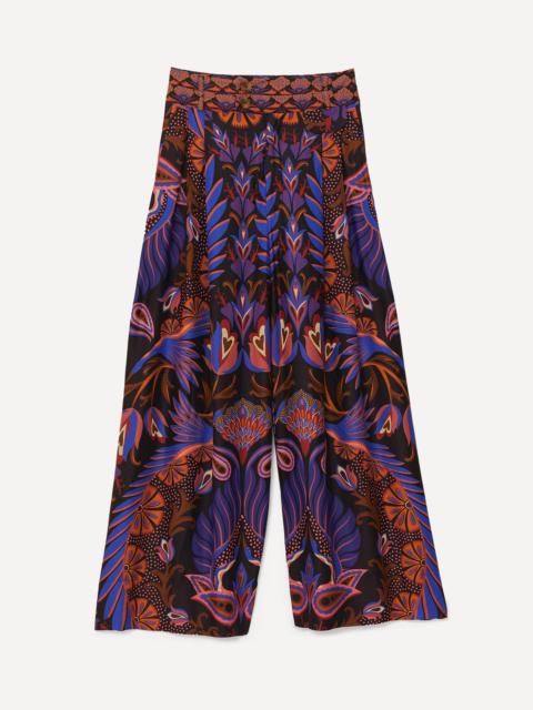 FARM RIO Heart Forest Double Waistband Trousers