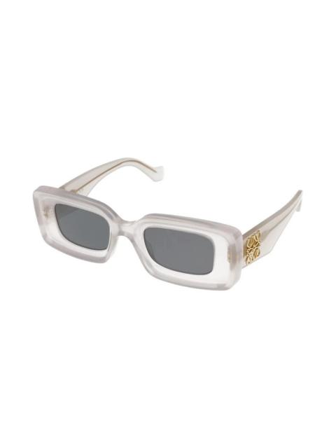 Loewe Loewe Smoke Mirror Rectangular Ladies Sunglasses LW40101I 25C 46