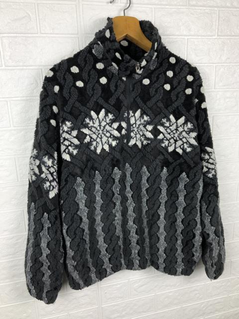 Other Designers Woolrich Woolen Mills - WOOLRICH PRINTED FLEECE JACKET