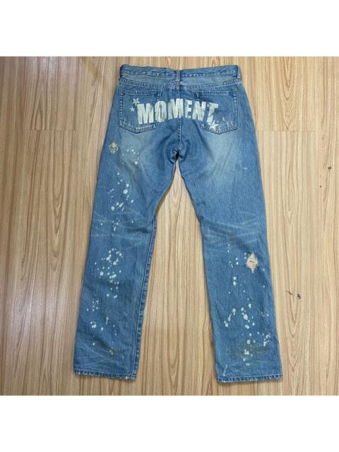 Other Designers MOMENT DISTRESSED DENIM NICE DESIGN PANTS