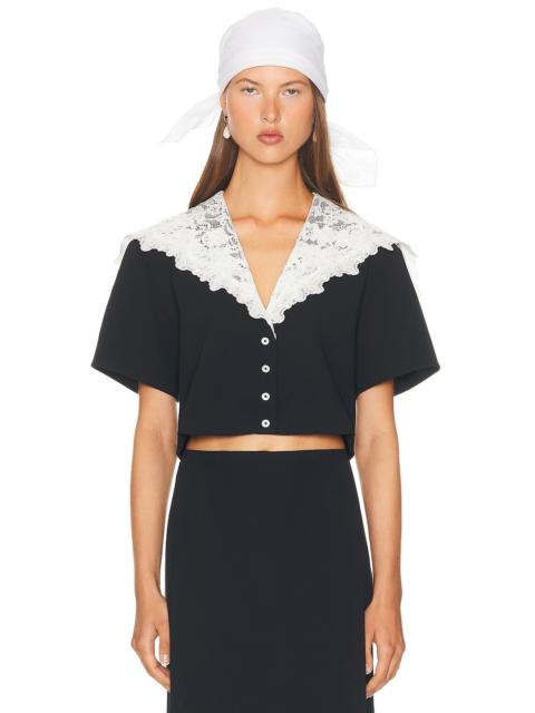 HELSA The Sailor Shirt With Lace Collar