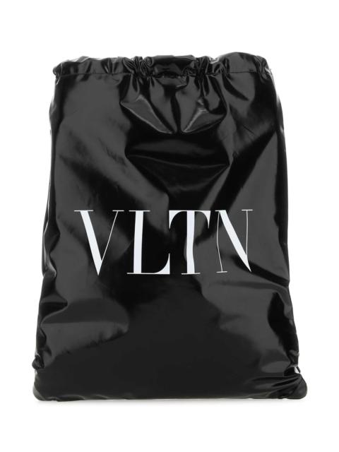 Valentino Valentino Garavani Men Black Leather Vltn Sack