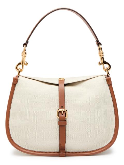 Etro Etro Pony Canvas and Leather Cross-body bag