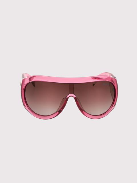 Blumarine ACETATE MASK SUNGLASSES STYLE SPORTING A WRAPROUND SHAPE