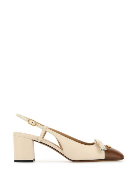 Valentino Valentino Garavani Women Sand Leather Vlogo Signature Pumps