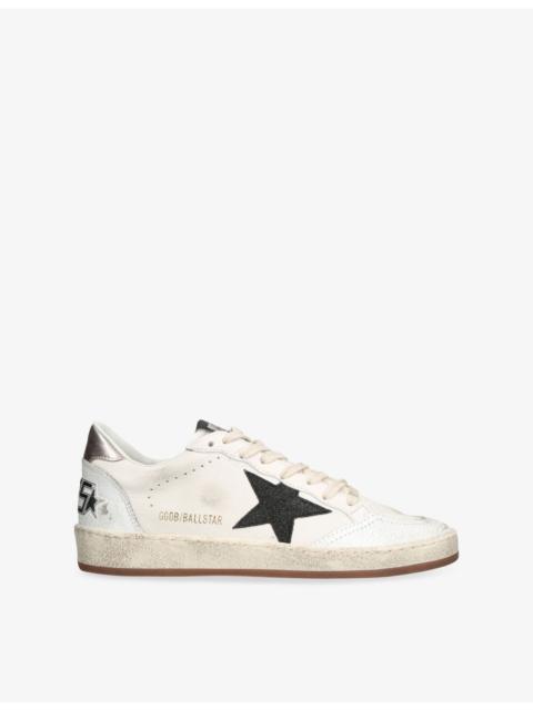 Golden Goose Ball-Star Leather Low-Top Trainers