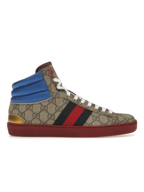GUCCI Gucci Ace GG High Top Beige Ebony