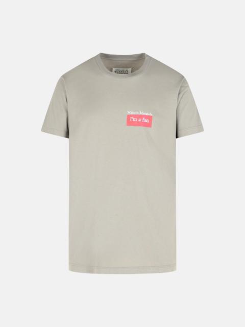 GRAY COTTON T-SHIRT
