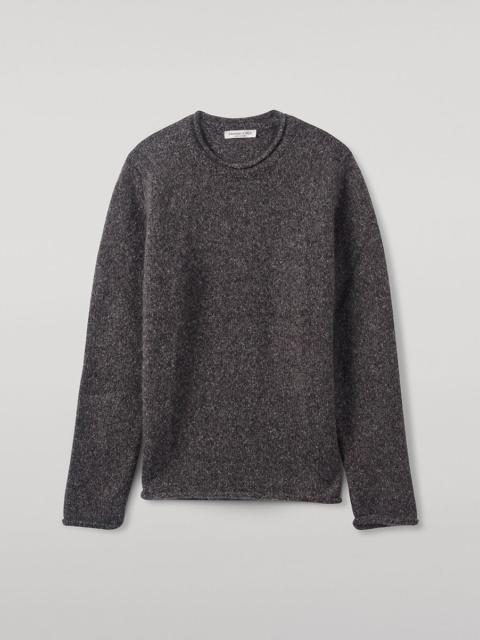 Johnstons of Elgin Brushed Cashmere Silk Grey Jumper