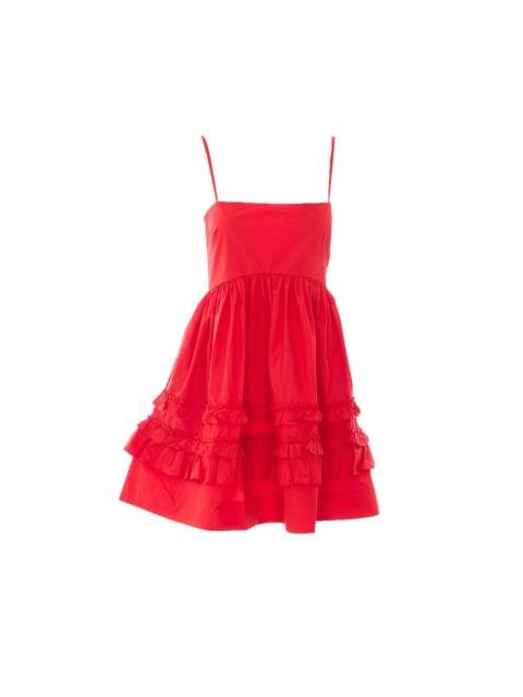 GANNI Ganni Women Mini Frill Dress