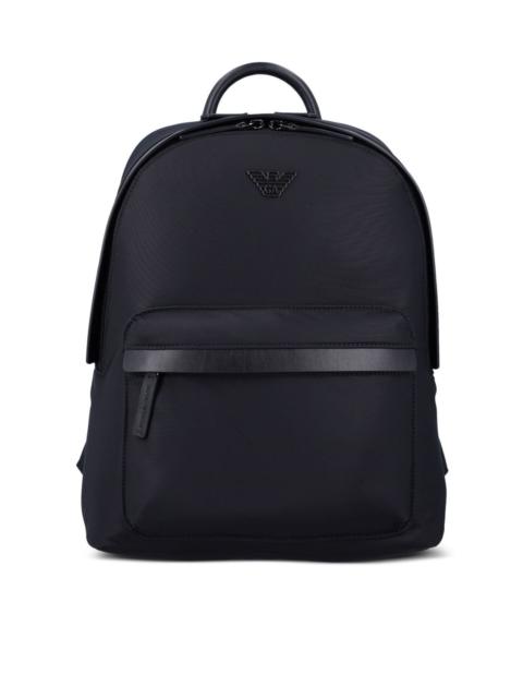 EMPORIO ARMANI Logo nylon backpack