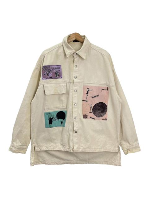 Other Designers Japanese Brand - RARE💥Mad Mad Nice Design Patches Jacket Size M