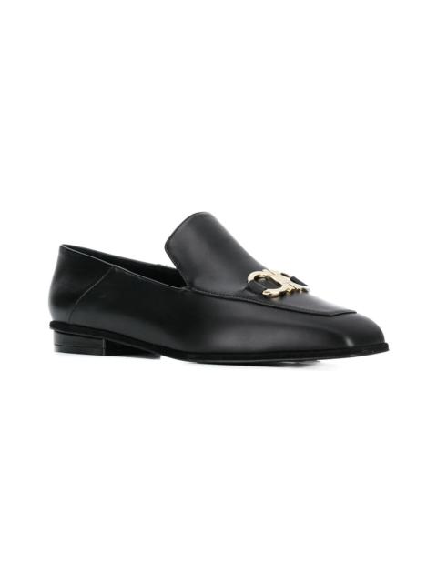 FERRAGAMO Ferragamo Square Toe Leather Loafer