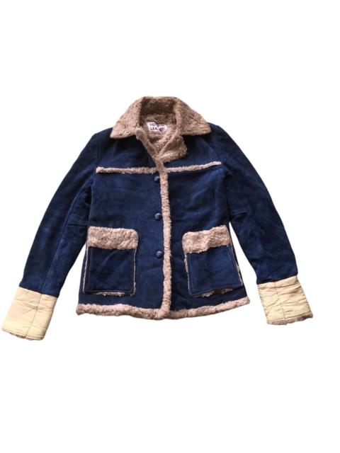 Other Designers Vintage - Japanese Sherpa Lined Leather Jacket
