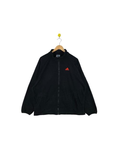 adidas Vintage Adidas Fleece Jacket Big Logo Fleece Sherpa