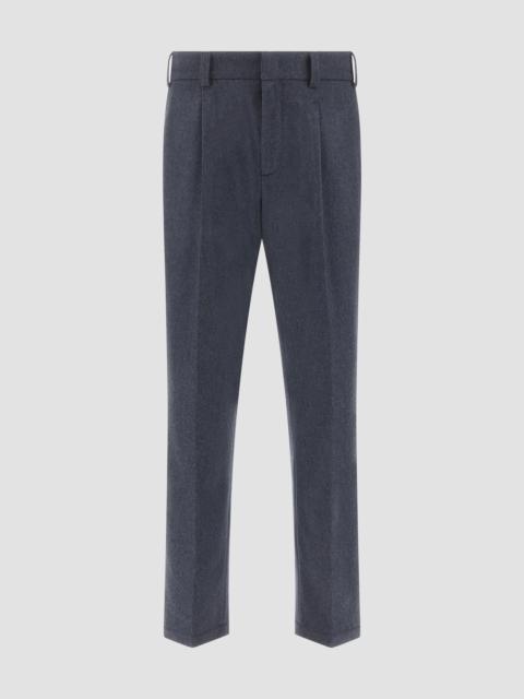 Paul & Shark WIDE-LEG FLANNEL TROUSERS