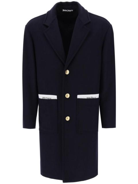 Palm Angels Sartorial Tape Wool Cashmere Coat