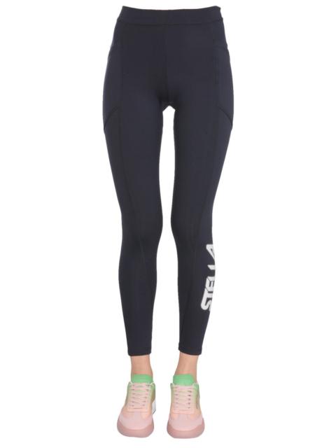 Stella McCartney Stella Mccartney Women Leggings With Scuba Logo