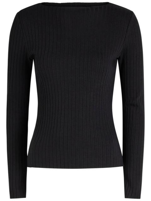 Vince Vince Ribbed Stretch-knit top