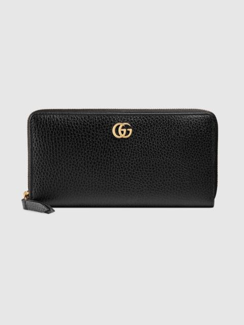 GUCCI Leather zip around wallet