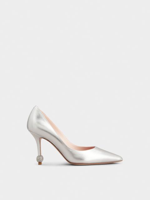 Roger Vivier Jewel Heel Pumps in leather
