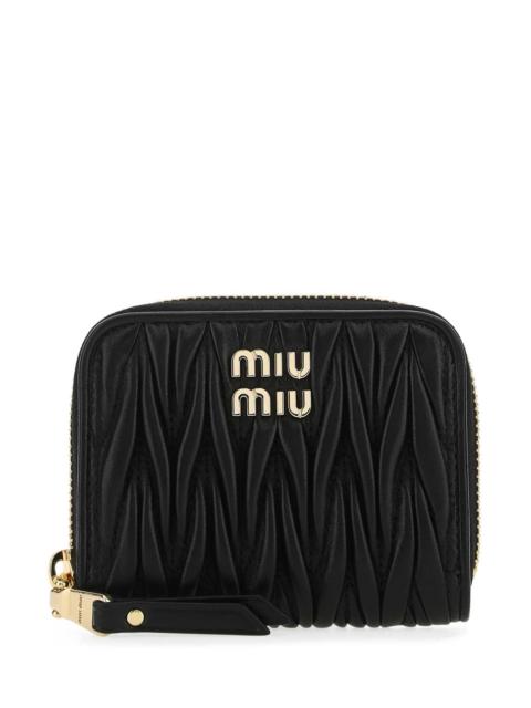 Miu Miu Miu Miu Women Black Leather Coin Purse