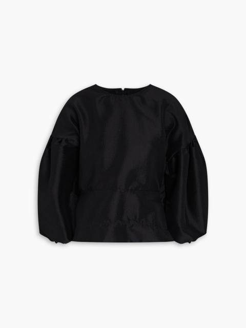 KIKA VARGAS Myrna taffeta top