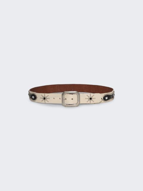 GALLERY DEPT. Painted Studded Belt Black
