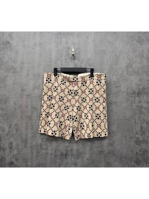 GUCCI GUCCI Jacquard All-Over Logo Knit Shorts