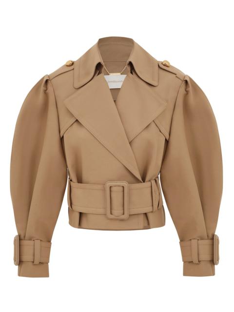 Zimmermann CRUSH CROPPED TRENCH COAT