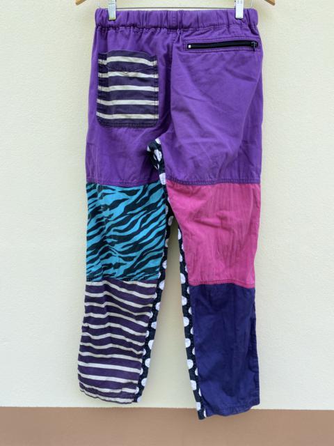 Other Designers Custom - Vintage Japanese Designer Patchwork Colourblock Pants