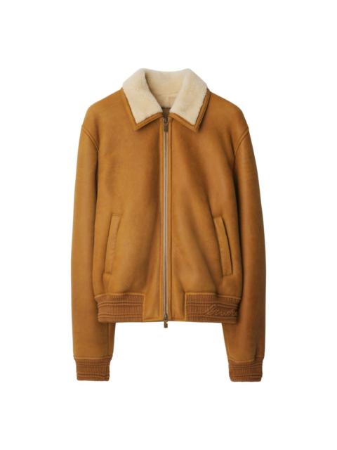 Shearling Harrington jacket
