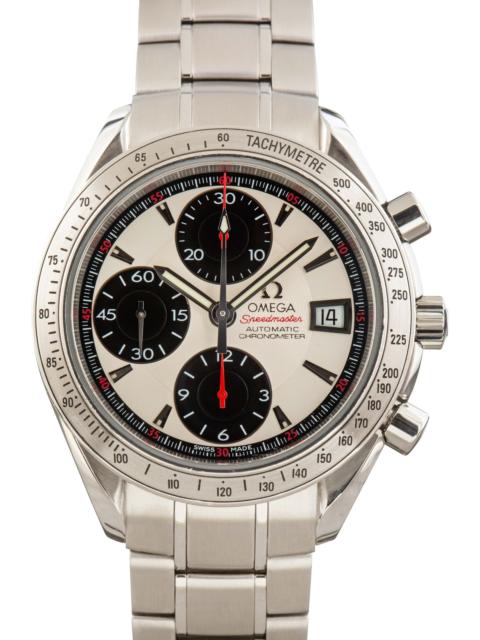 OMEGA Used Steel Omega Speedmaster Date / Day-Date Silver Dial