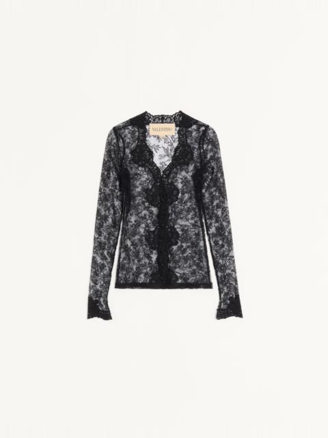 Valentino STRETCH LACE CARDIGAN