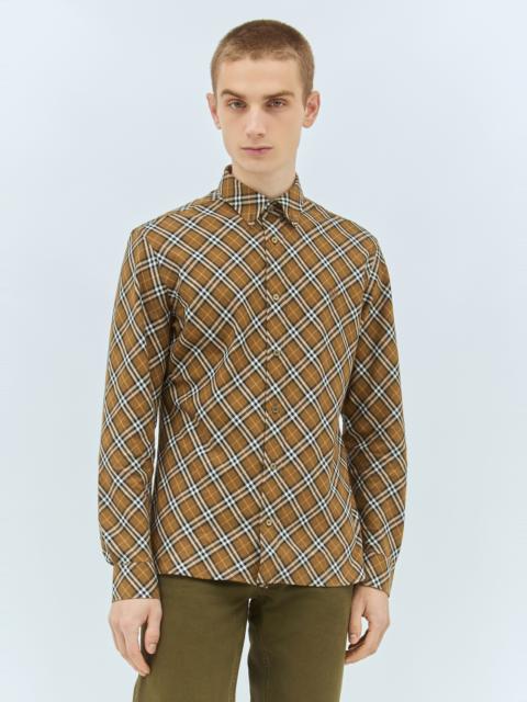 Burberry Check Cotton Shirt