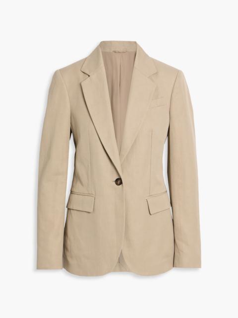 Brunello Cucinelli Cotton and linen-blend twill blazer