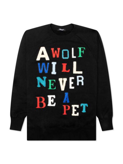 UNDERCOVER TECHNO SWEATSHIRT - BLACK