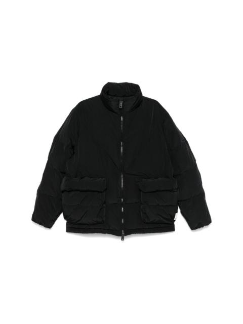 funnel-neck jacket