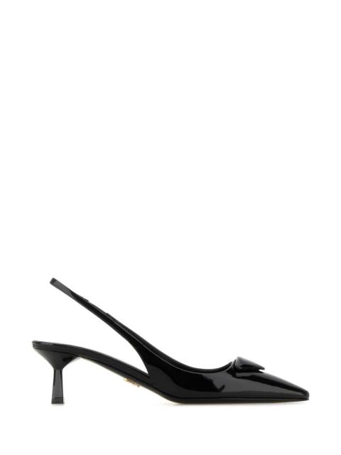 Prada Women Black Leather Pumps