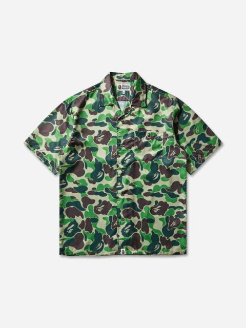 A BATHING APE® Men's ABC Camo Open Collar Shirt Green